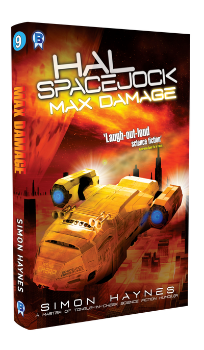 Hal Spacejock 9: Max Damage cover art (c) Bowman Press