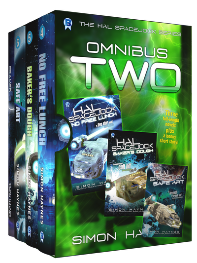 Hal Spacejock Omnibus Two cover art (c) Bowman Press